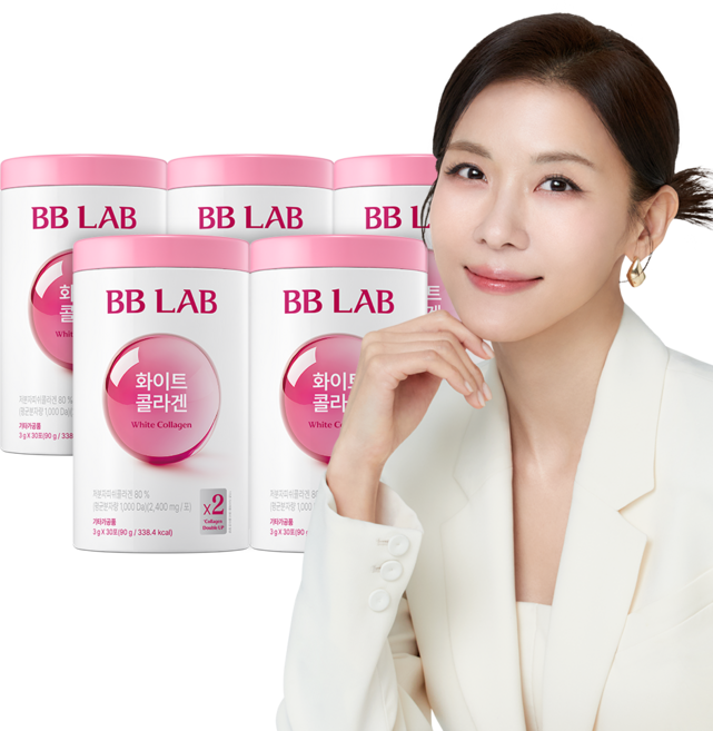 [본사정품] 뉴트리원 비비랩 화이트 콜라겐 pdrn 프리미엄 고함량 콜라겐, 5개, 30회분
