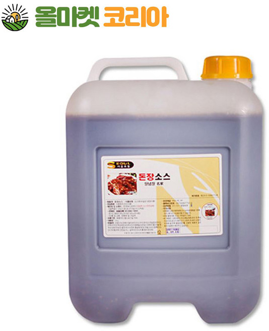 업소용 식자재 돈장 소스 돼지불고기양념 돼지갈비양념 만능장 대용량, 1개