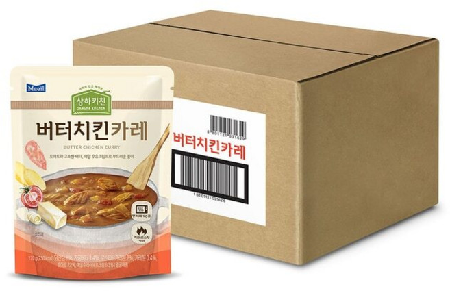 상하키친 버터치킨카레 170g x 10, 10개