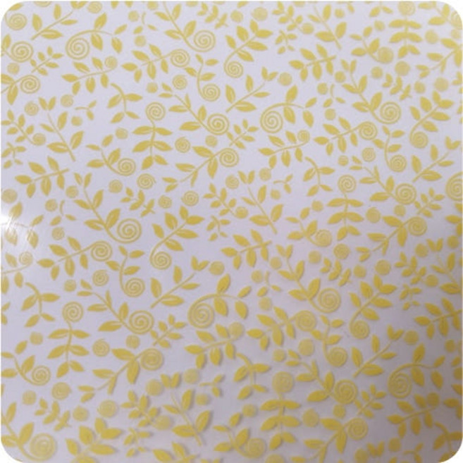 초콜릿 전사지 3ea 풀잎사랑(옐로우) No1706, 3개, 3g