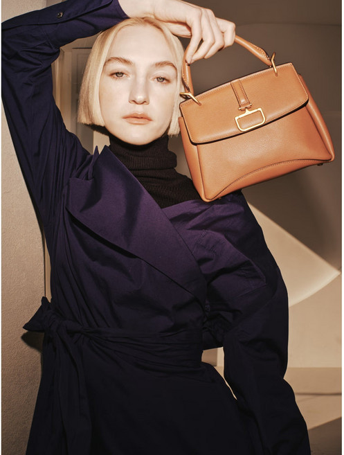 닥스 ACC 버크백 샬롯 브라운 단색 소가죽 토트백 S DCBA5F832