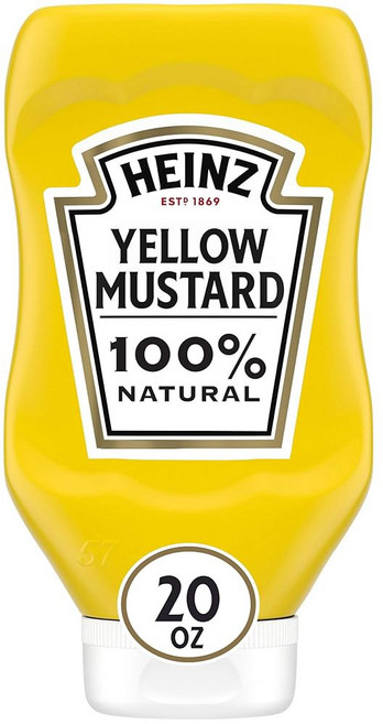 하인즈 옐로우 머스타드 20온스, Mustard, 16.9 Ounce, 1