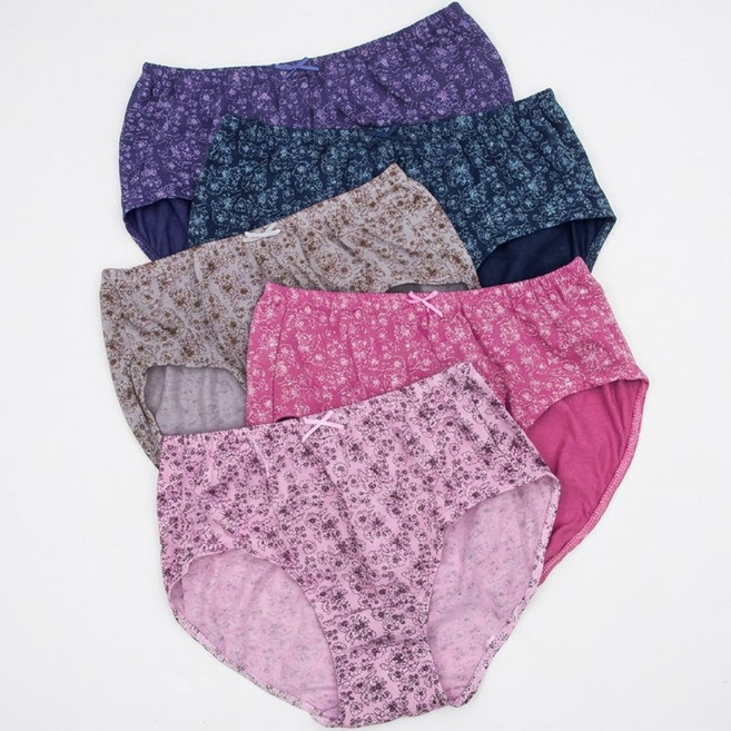 오마샤리프 코튼원 COMFORTABLE 여성 면팬티 맥시 5매입