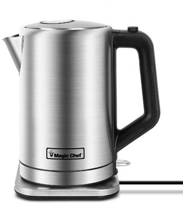매직쉐프 스테인리스 무선 전기주전자 3L, MEK L30SKP단일실버