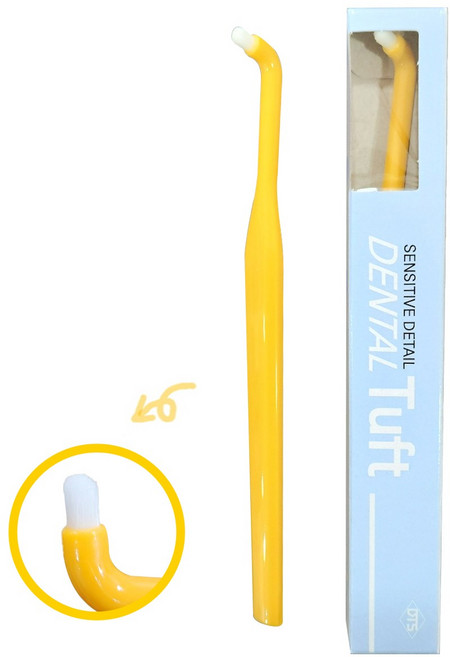 덴탈터프트 첨단칫솔 TR 짧은돔형 국산품, 1개입, 1개