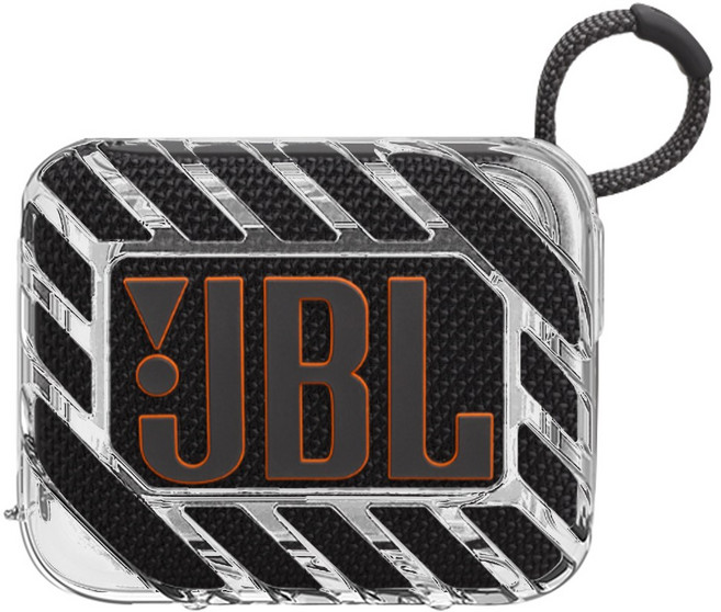 스냅케이스 JBL GO 4 케이스 투명 젤리, 투명클리어