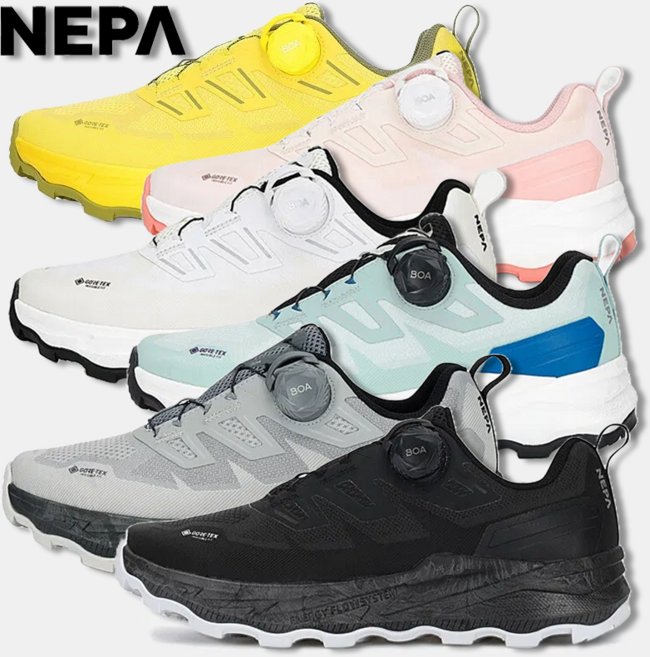 네파_NEPA_공용/안유진/이준호/ 착장 경량성으로 온몸에 전해지는 추진력의 하이킹화 /운동화/트레킹화/러닝화/휘슬라이저 프로 고어텍스_7LC7620