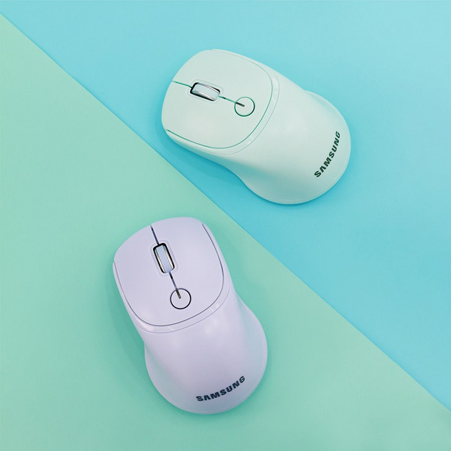 삼성전자 정품 파스텔 무선마우스, 허니듀