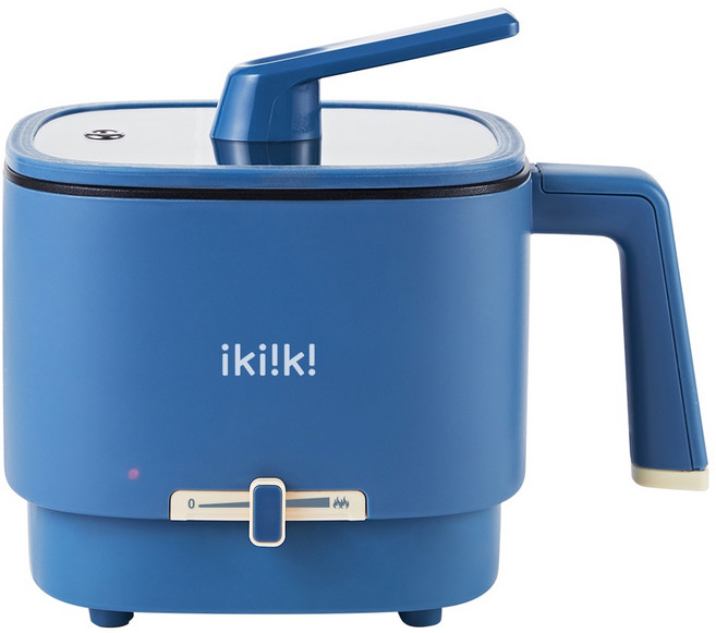 iki!k! 雙電壓輕旅隨行鍋, 藍