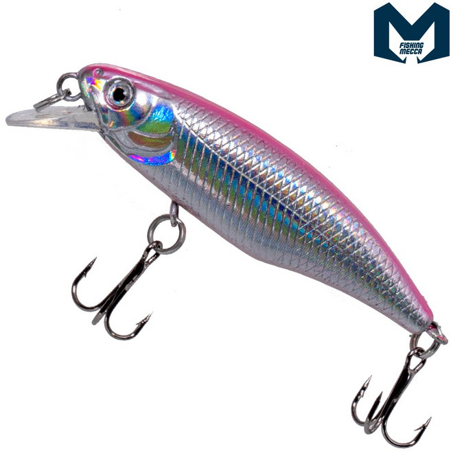 피싱메카 루플라 엑스웨이브 X52S 4.2g 하드베이트 쏘가리 배스 루어 싱킹타입, G-핑크실버