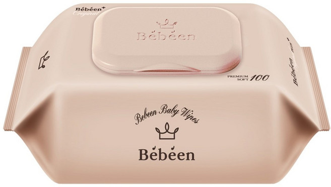 베베앙 오리지널 플러스 아기물티슈 캡형, 55g, 100매, 1개