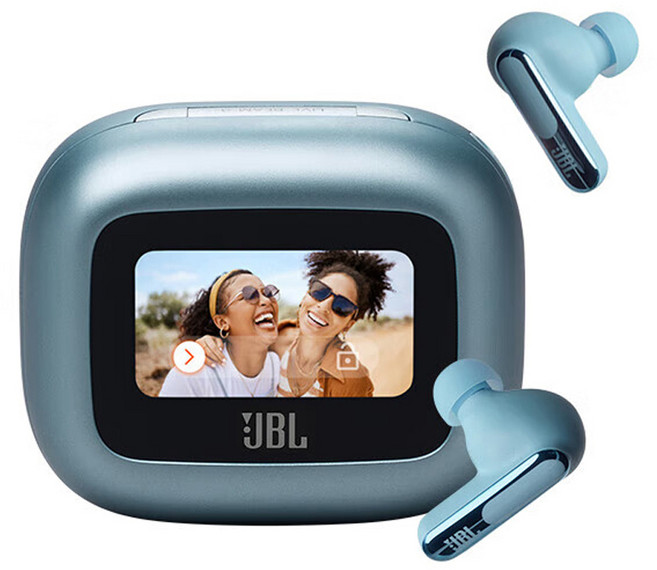 제이비엘 라이브빔3 무선 스마트 노이즈 캔슬링 블루투스 이어폰, 블루