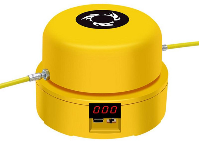 QDY 디지털 자동 카운터 줄넘기 점프 로프 기계, PC 플라스틱, 노란색