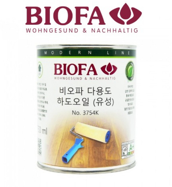 비오파 하도오일 3754K 375ml 목재하도용 목재 색감 나뭇결 부각 고침투, 1개