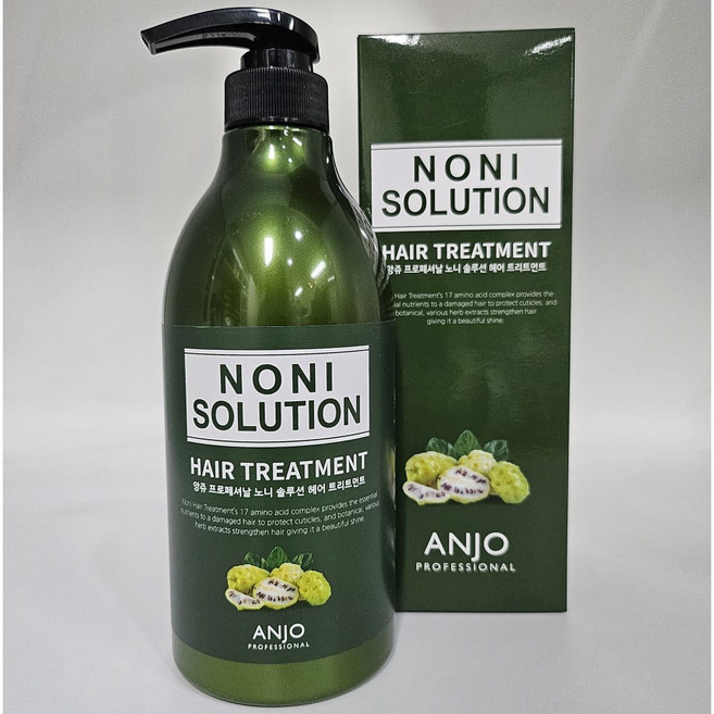 앙쥬 프로페셔날 노니 솔루션 대용량 헤어 트리트먼트, 2개, 750ml
