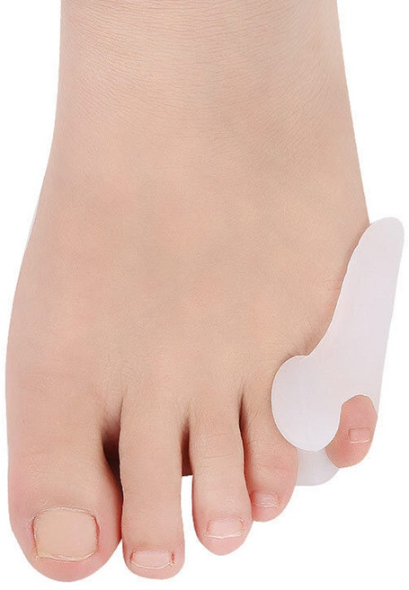 미즈코스 2p 새끼 발가락 교정기 벌리개 분리 서바나 링, 1세트, 화이트