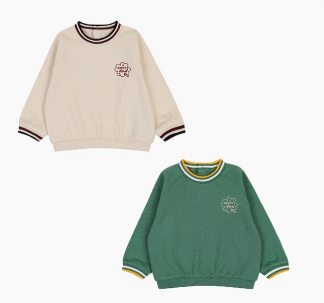 해피랜드 가을 이월상품 초특가 모던한 스타일의 데일리로 등원복으로 좋은 맨투맨 티셔츠