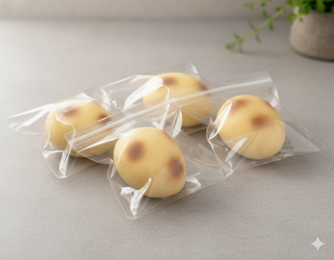 올픽마켓 말랑말랑 감자빵 슬라임 스퀴시 쫀득 몰캉 스트레스해소 촉감놀이 장난감 힐링템, 1개, 1g, 옐로우