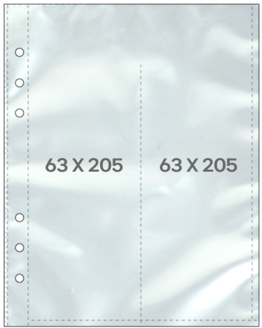 이글바인더 A5 6공 포카 바인더 앨범 포토카드 콜렉트북 인생네컷 양면 포켓 포카 속지 10매, 세로 2단 10매