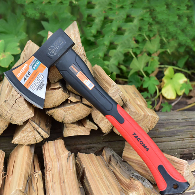 공구 핸드 생존 캠핑 망치 우레탄 도끼 장작 쪼개기 벌목용 손도끼 H18, 1개