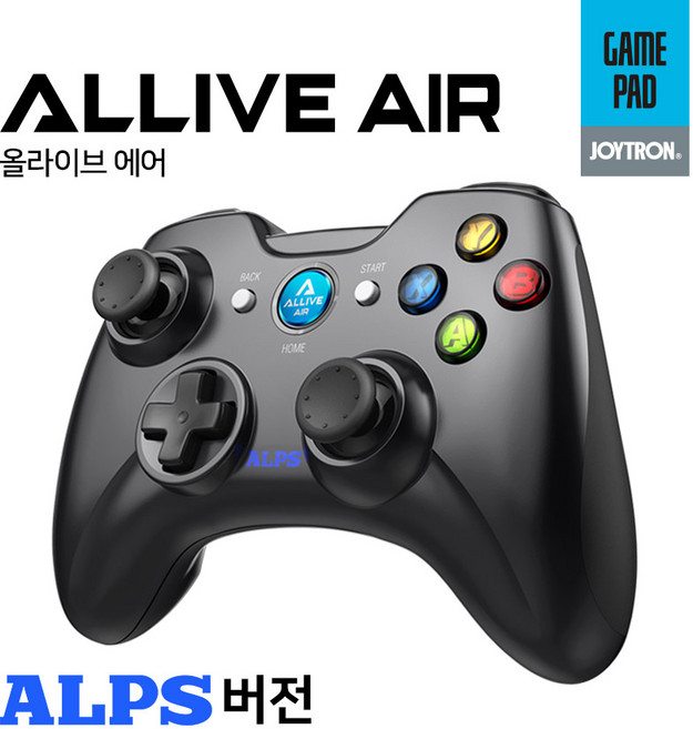 PC 무선 게임패드 컨트롤러 몬스터헌터 와일즈 피파 스팀 완벽 호환 올라이브에어, 올라이브 에어 블랙(무선), 1개