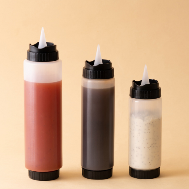 잘라쓰는 실리콘노즐 소스통 710ml 케찹통 양념통, 1개