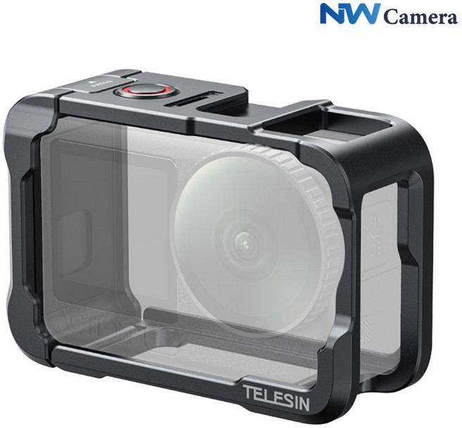 DJI 오즈모 액션6 케이스 메탈 프레임 콜드슈 핫슈 확장 악세사리, 1개, 오즈모 액션6 메탈 프레임 케이스