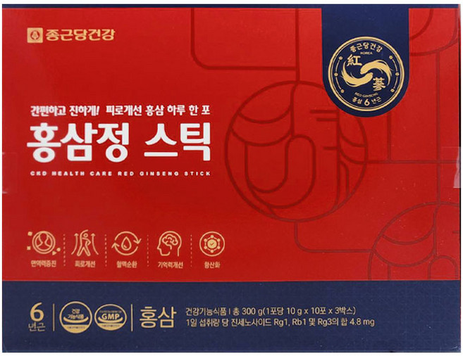 종근당건강 홍삼정 스틱 30p, 300g, 1개