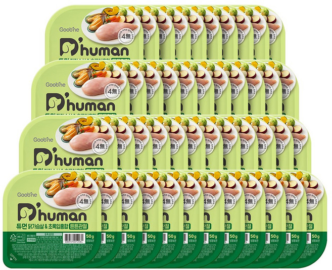 자연화식 닭가슴살&초록입홍합 튼튼관절, 50g, 45개