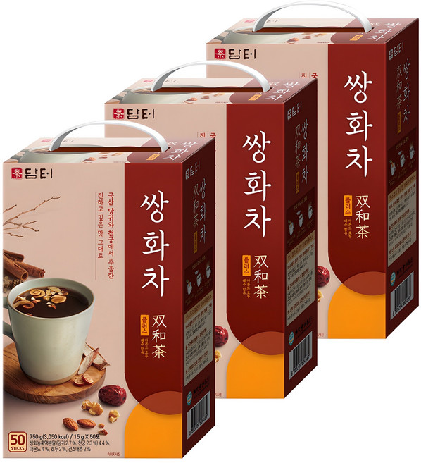 담터 쌍화차 플러스, 15g, 50개입, 3개
