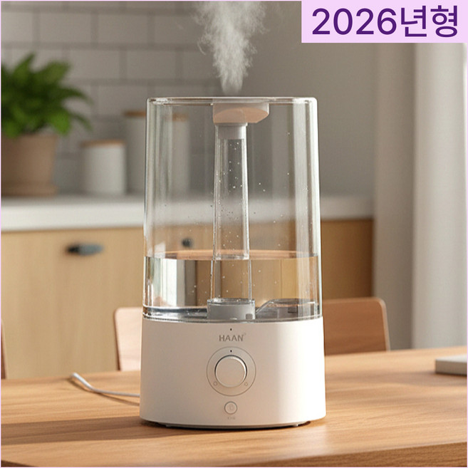 [습도조절] 한경희 대용량 가정용 가습기 1위 투명물통 저소음 노즐회전, 다이얼방식
