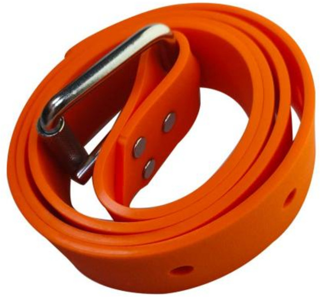 다이빙벨트 부력조절기 프리다이빙 . 다이빙 실리콘 젤 고무 웨이트 벨트 스피어 낚시 프리 신축성 부드러운 마감 허리, 2)Orange