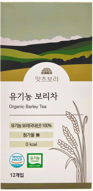 유기농 잇츠보리 간편보리차 100% 국내산 액상 원액 진액 스틱 액상, 12개, 10ml