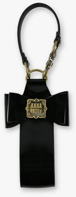 ANNA SUI 에나멜 리본 장갑 홀더 아나 수이 패션 잡화 기타 패션 잡화 보라색