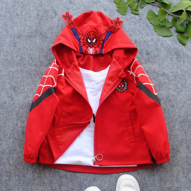 [당일발송] NEW 봄 가을 간절기 점퍼 3D 스파이더맨 점퍼 바람막이