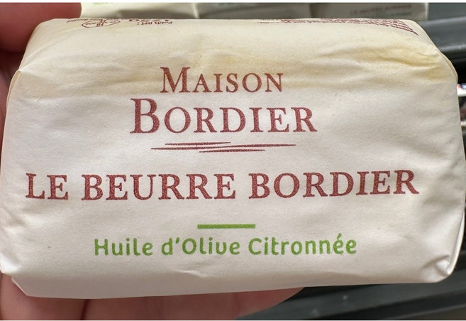 Le Beurre Bordier 프랑스 보르디에 레몬 올리브오일 버터 125g, 1개