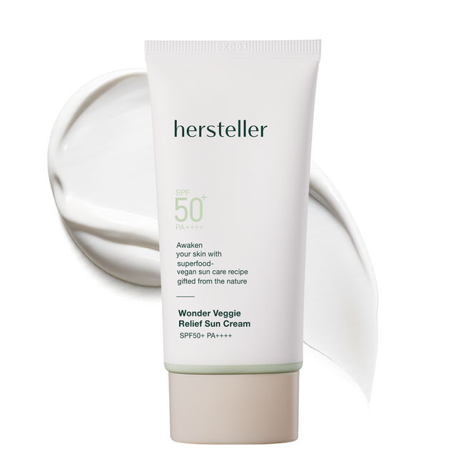 허스텔러 원더 베지 릴리프 선크림 SPF50+ PA++++, 50ml, 1개