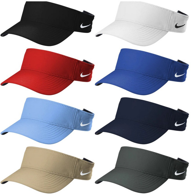 나이키 썬캡 팀 바이저 골프 테니스 모자 드라이핏, 스카이, 1개