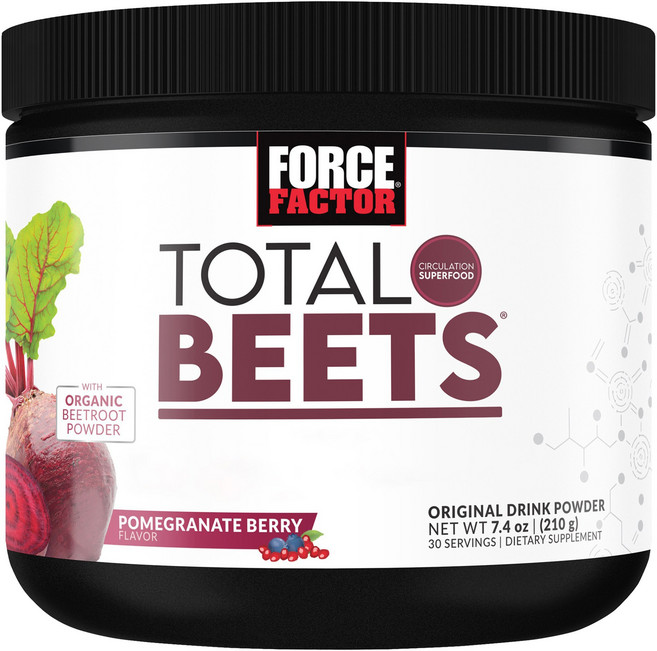 Force Factor Total Beat 紅石榴莓果口味, 1個, 210g