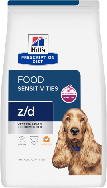 Hill's 處方食品 z/d 食物敏感 獸醫推薦, 7.98kg, 1個, 緩解過敏