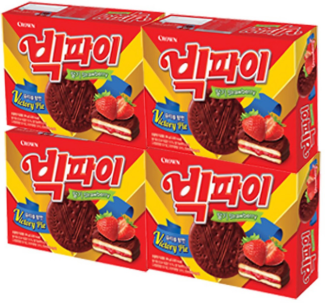 크라운 빅파이, 4개, 324g