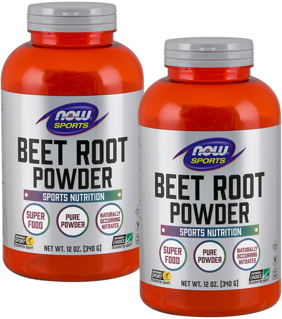 NOW Foods 甜菜根粉, 2罐, 340g