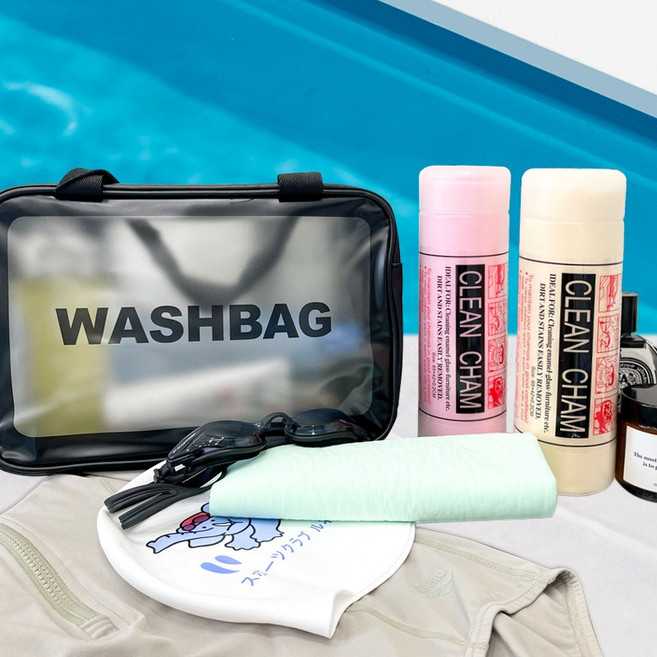 헬스센스 수영 방수 가방 사은품 수건 2개