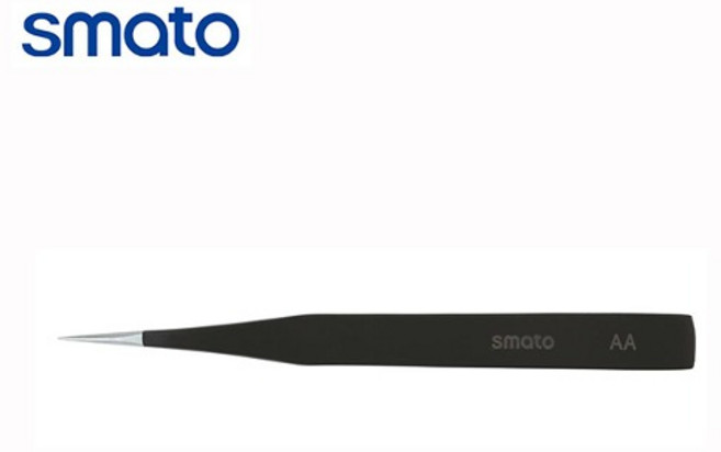 스마토 정전기방지 정밀 핀셋 125mm (ESD AA), 1개