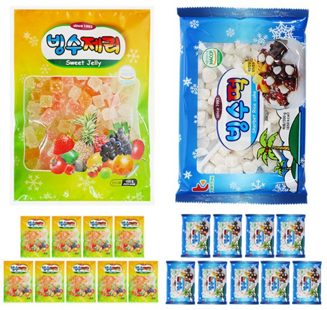 부국 빙수떡 10개 +빙수제리 10개