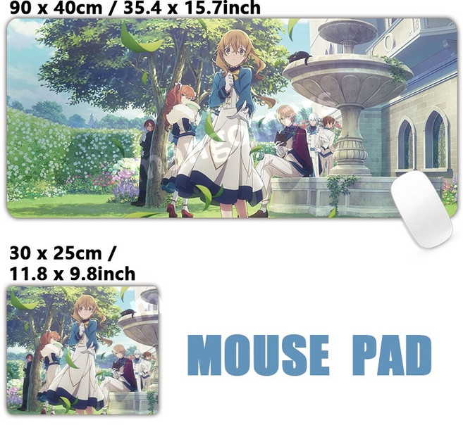 사일런트 위치 침묵의 마녀의 비밀 맞춤 주문제작 마우스패드 키보드 장패드, 3mm, 900x400mm, 005