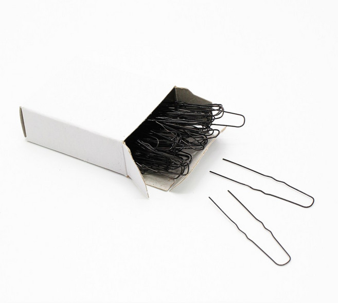 아이듀오 오니핀 1곽 올림머리 업스타일용 옛날 그대로 부드러운핀 까미핀, 1개