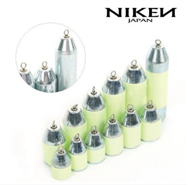 니켄 친환경 봉돌 쭈꾸미 광어 우럭 문어 다운샷 추, 1개