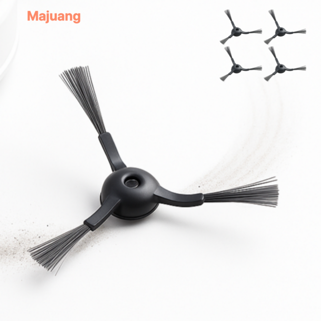 [마쥬앙 호환용] 로보락 S7 / S8 Maxv Ultra Pro Ultra / Q Revo / Q 시리즈 호환 사이드브러시 (비정품 OEM 소모품), 4개, 사이드브러쉬