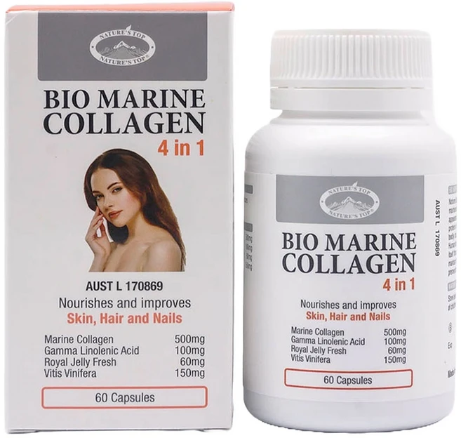 네이쳐스탑 호주 피쉬 콜라겐 펩타이드 60캡슐 피부, 1개, 1개, 60정 - 쿠팡